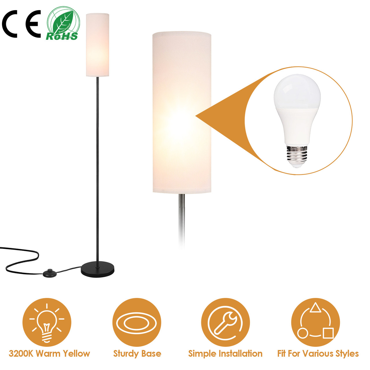 iMounTEK® Floor Lamp with Shade product image