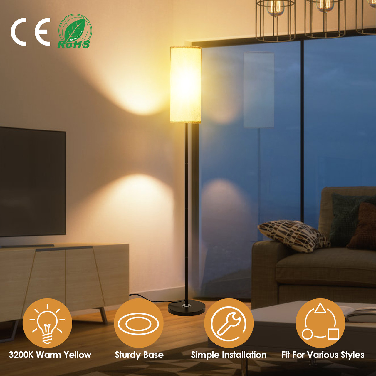 iMounTEK® Floor Lamp with Shade product image