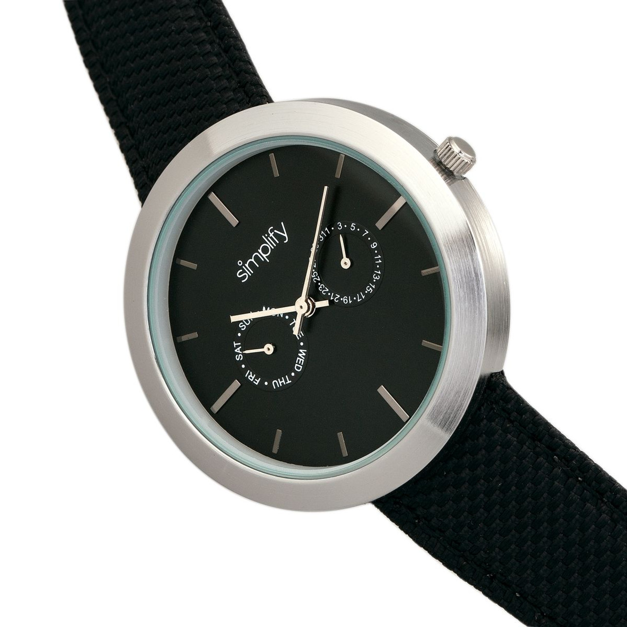 Simplify The 6100 Canvas-Overlaid Strap Watch product image