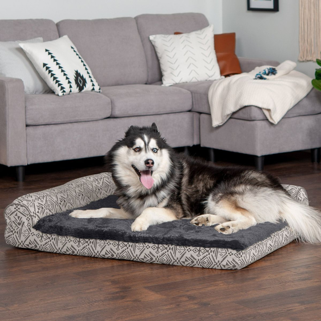 Deluxe Southwest Chaise Lounge Dog Bed product image