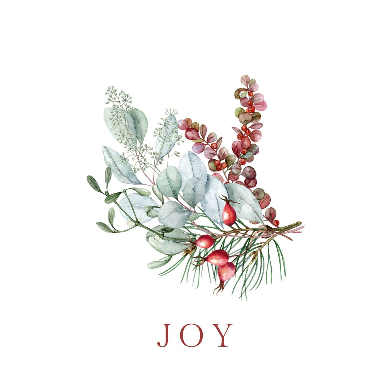 Peace or Joy Christmas Art Print by The Word Mercantile product image