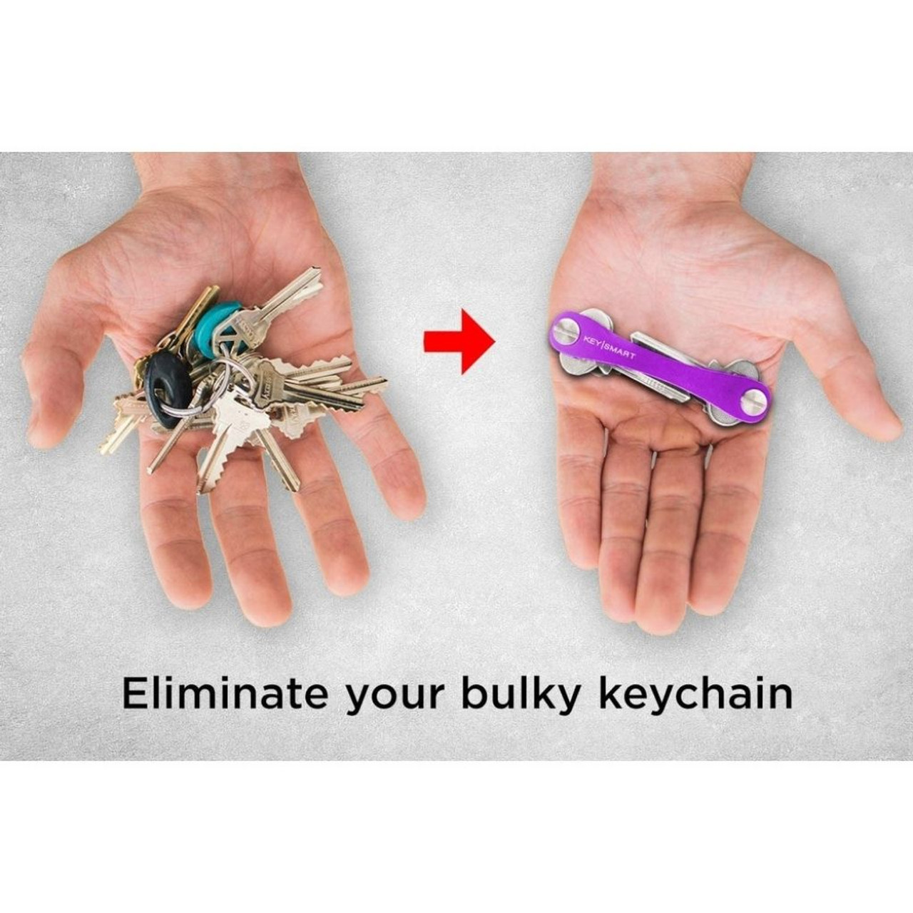 KeySmart Classic Compact Key Holder & Keychain Organizer (2-Pack) product image