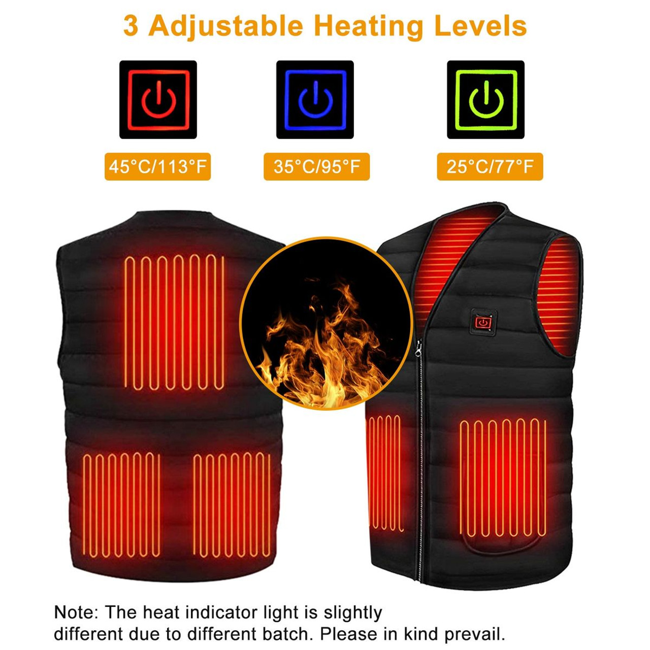 N'Polar™ USB-Heated Jacket Vest with Power Bank product image