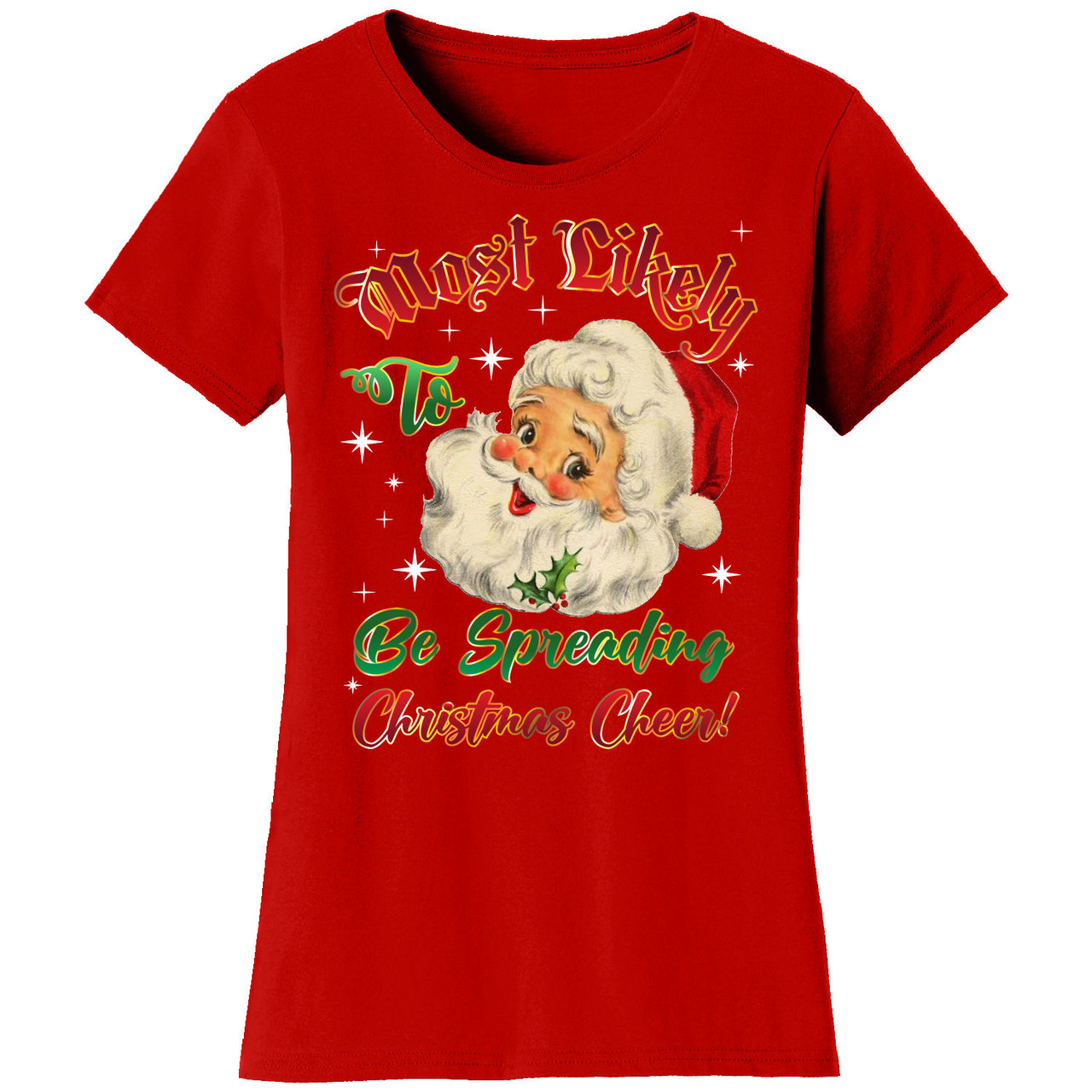 Women's Christmas 'Most Likely' Short Sleeve T-Shirts product image