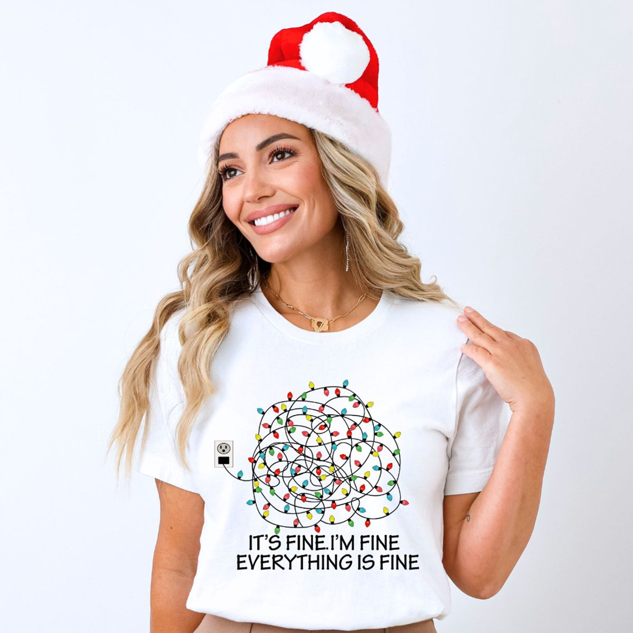 Women's "It's Fine..." Short Sleeve T-Shirt product image