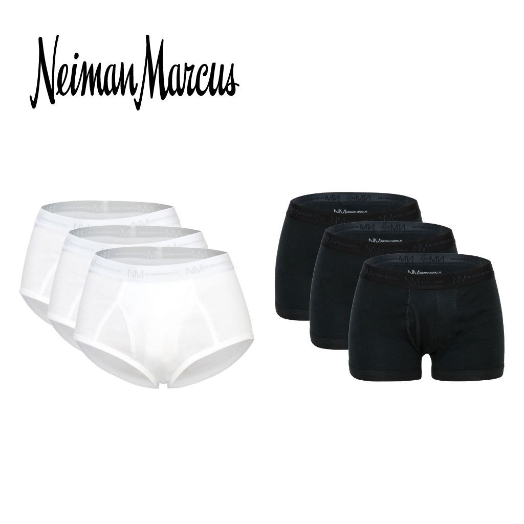 Neiman Marcus® Tagless 100% Cotton Men's Underwear (3-Pack) product image