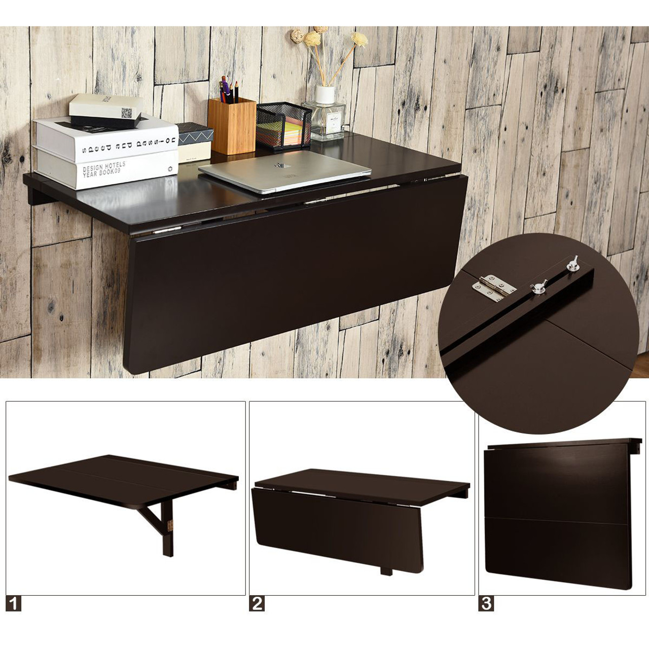 31.5 x 23.5-Inch Wall-Mounted Folding Table product image