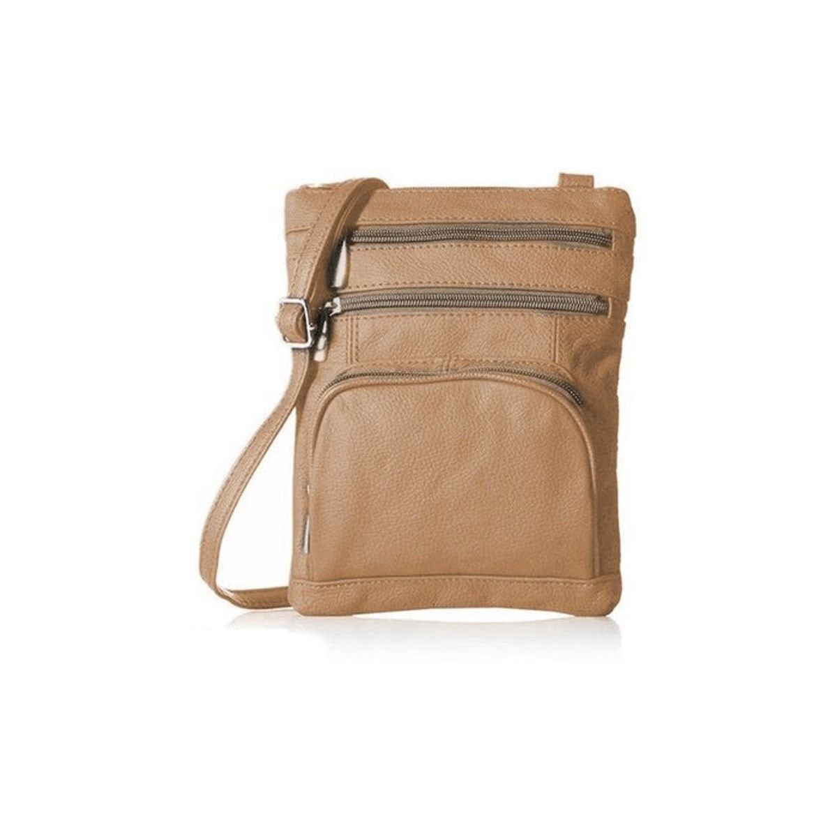 Super Soft Leather Crossbody Bag with Strap (3 Sizes) DailySteals