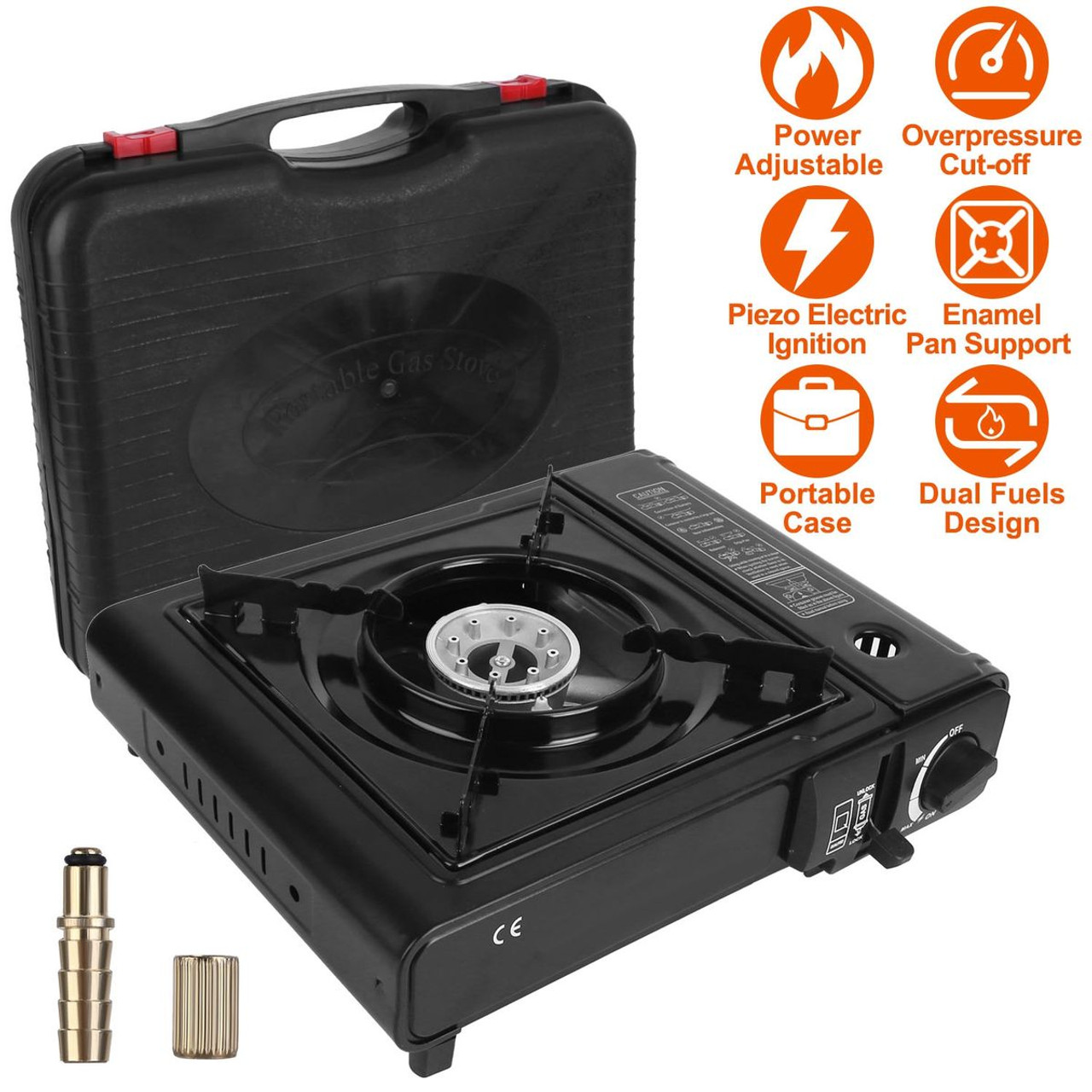 iMounTEK® 3300W Portable Camping Dual Fuel Stove product image