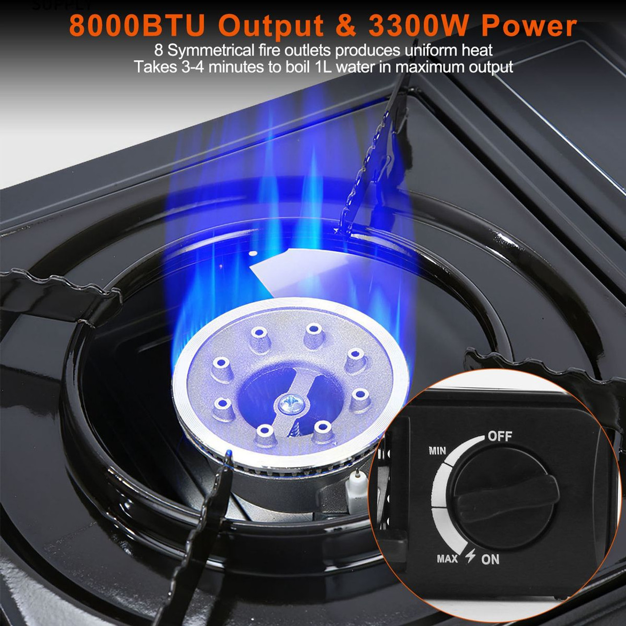 iMounTEK® 3300W Portable Camping Dual Fuel Stove product image