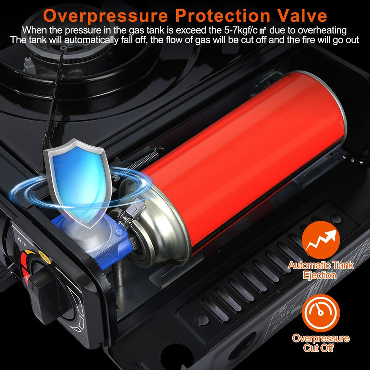 iMounTEK® 3300W Portable Camping Dual Fuel Stove product image