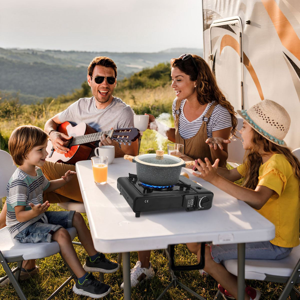 3300W Portable Camping Dual Fuel Stove product image