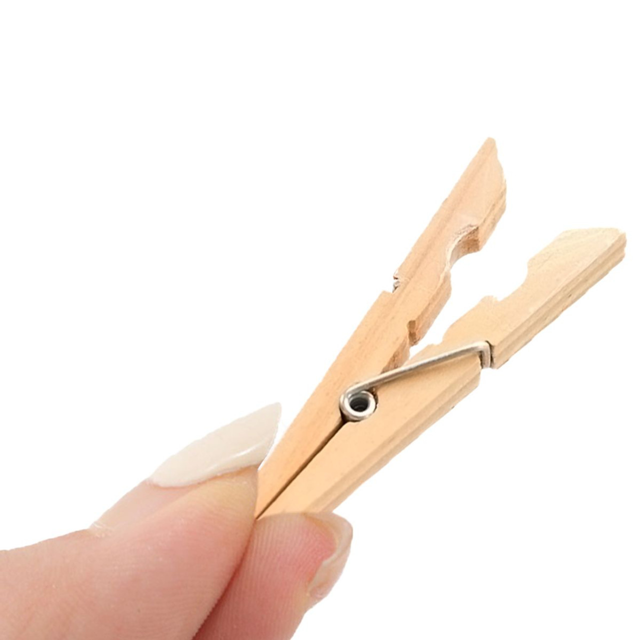 FENZER™ Wooden Laundry Clothes Pins (100-Pack) product image