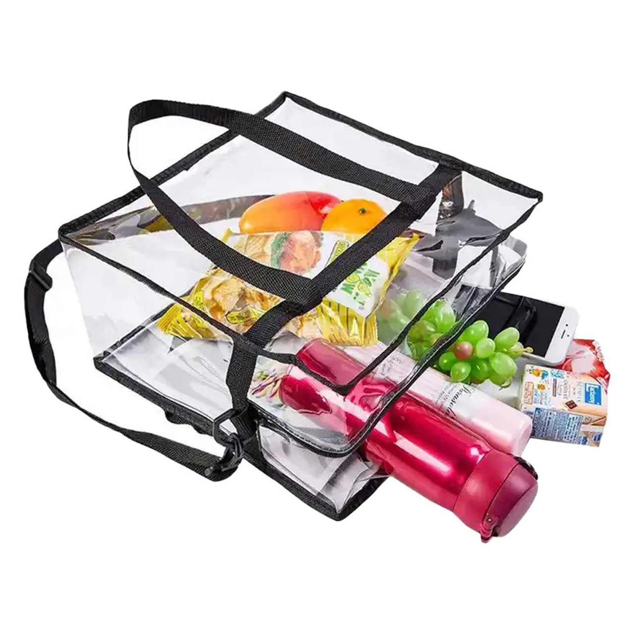 Stadium Approved Clear Tote Bag with Straps product image