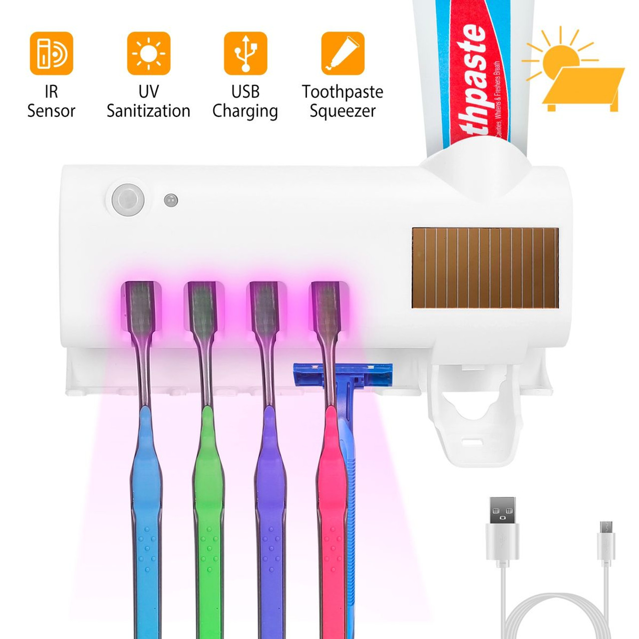 iMounTEK® Wall-Mounted Toothbrush Holder product image