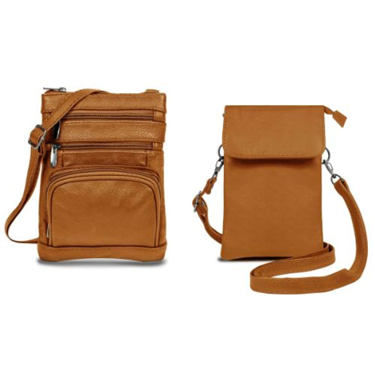 Genuine Leather Crossbody Purse & Small Crossbody Pouch product image