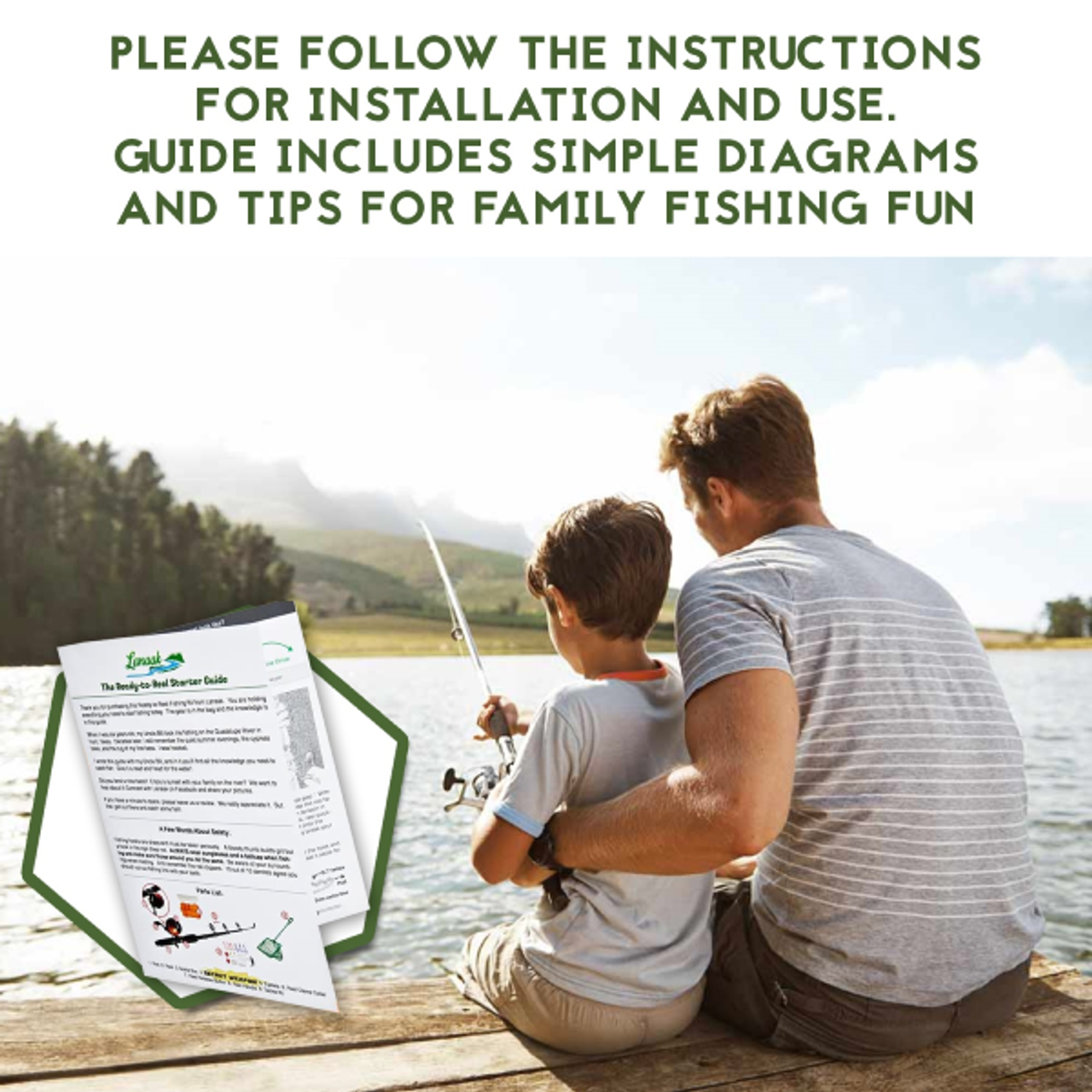 Kids' Fishing Kit with 17-Inch Fishing Rod product image