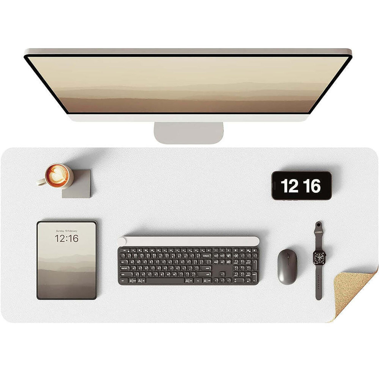 Double-Sided Leather Desk Mat product image