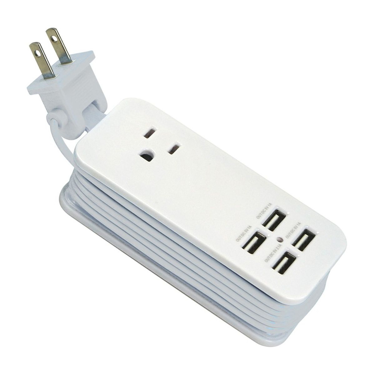 Travel Power Strip with 4 USB Ports (2-Pack) product image