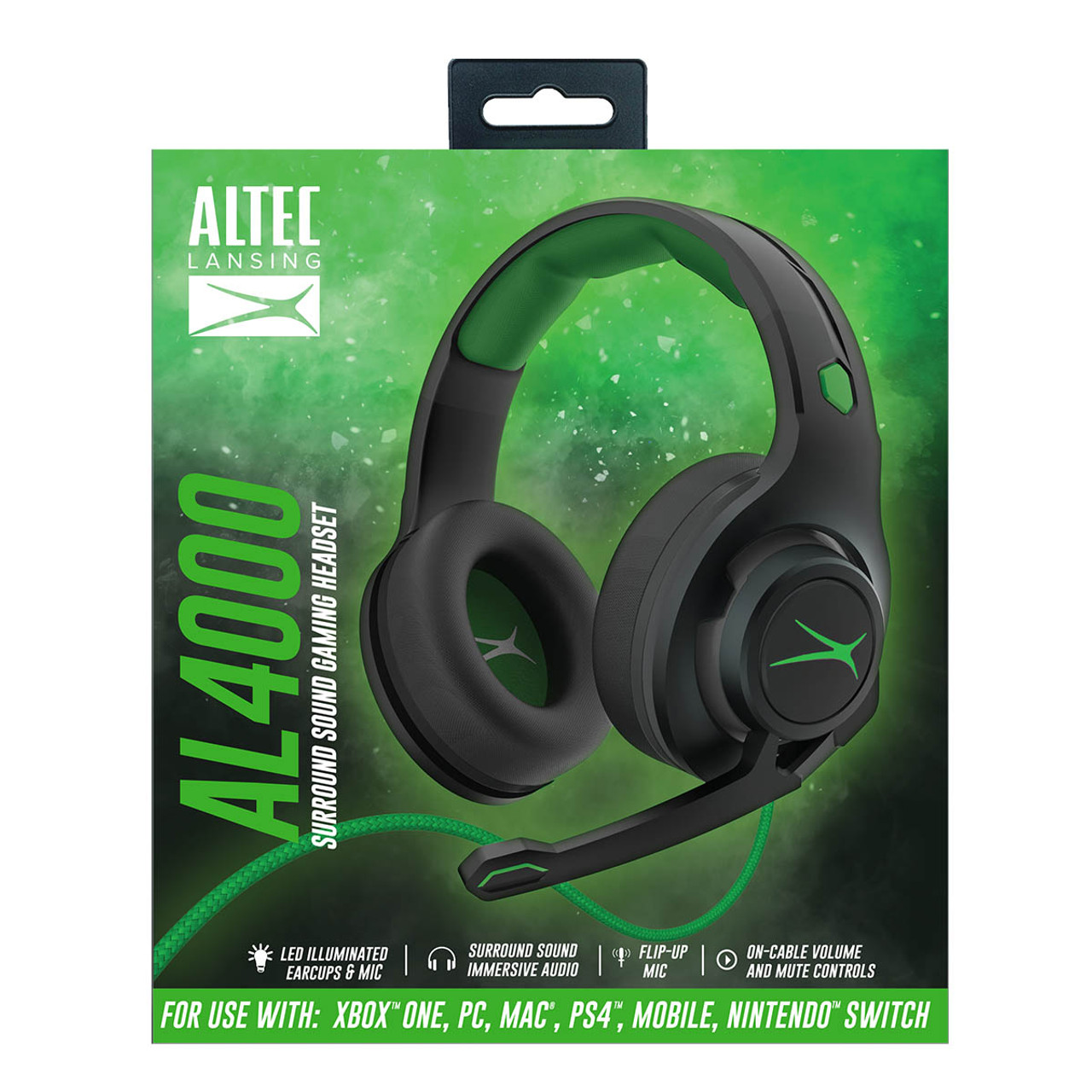 Altec Lansing AL2000 Gaming Headset Stereo Headphones product image