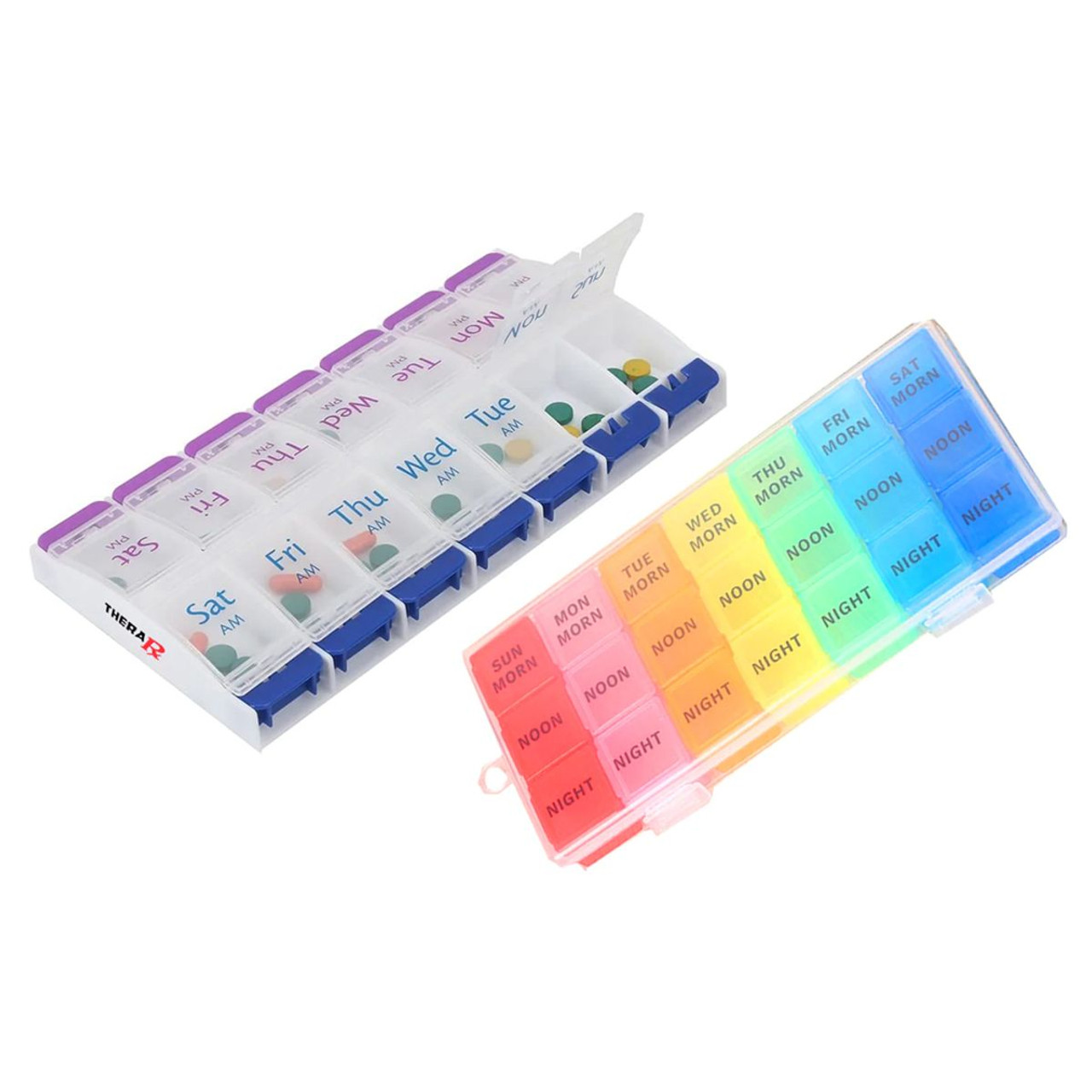 TheraRx™ Weekly Pill Organizer Box (2-Pack) product image