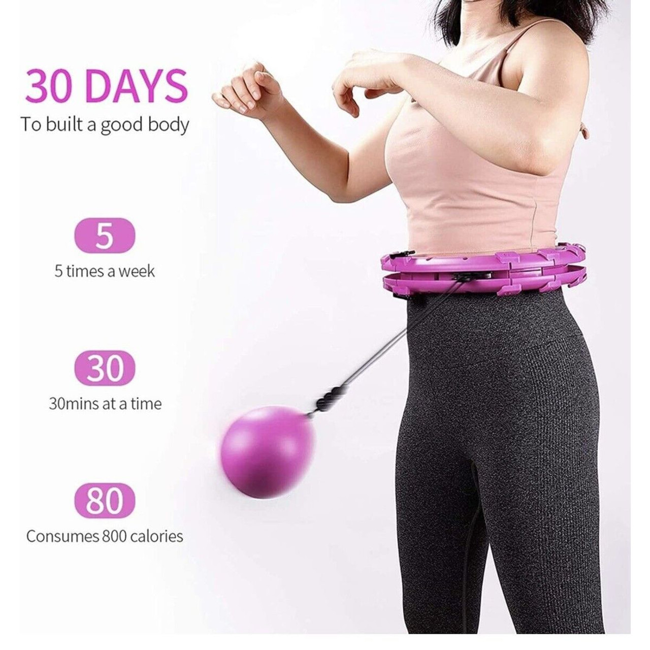 MSIUSU® Smart Hula Exercise Hoop product image