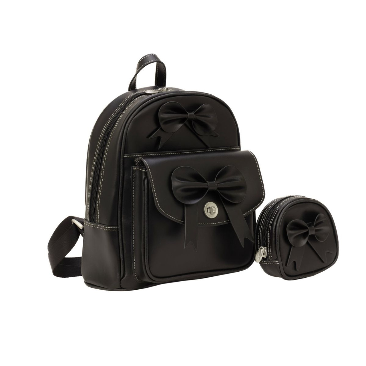 McKleinUSA ACADIA Leather Mini Bow Backpack product image