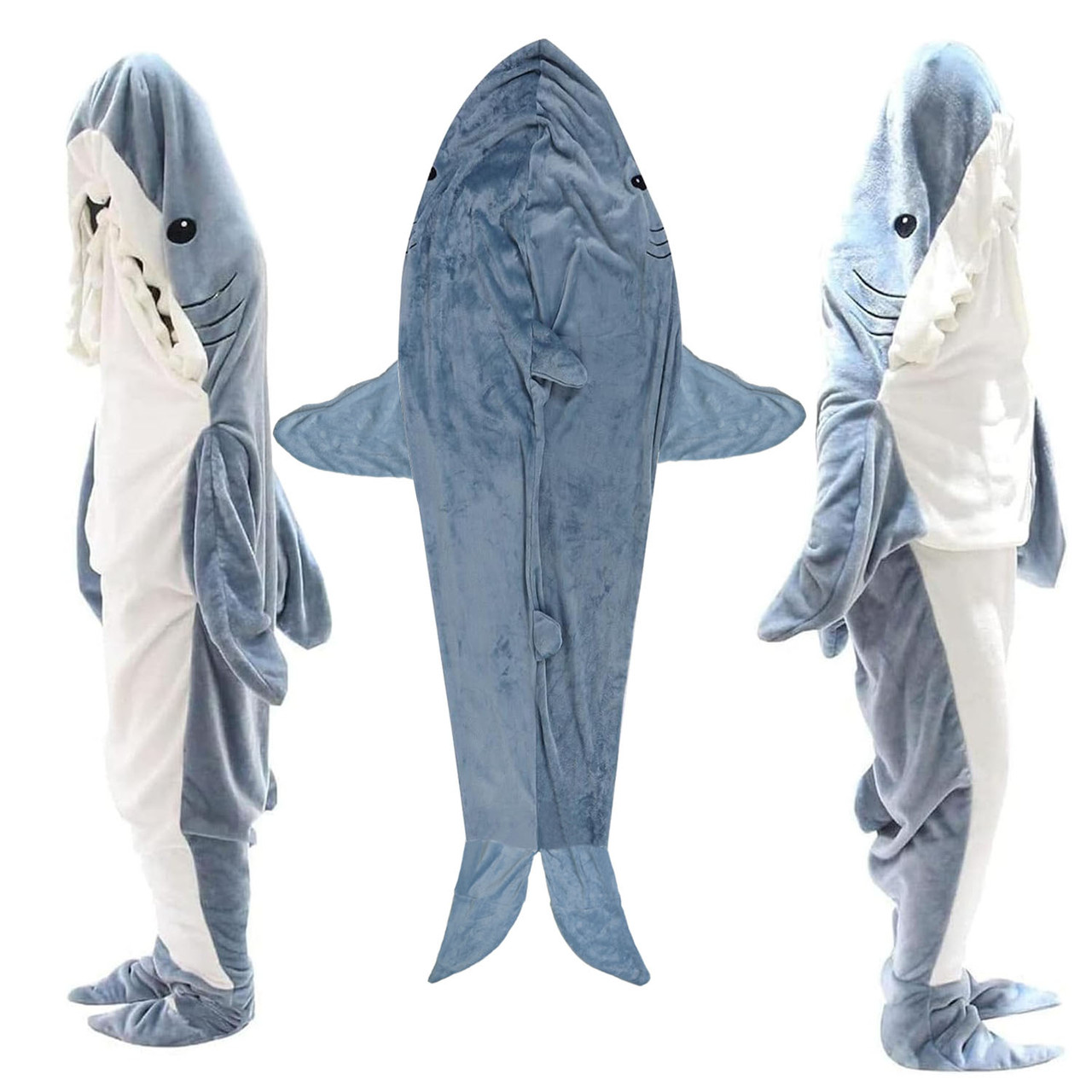 Kids' Shark Wearable Hooded Blanket by NewHome™ product image