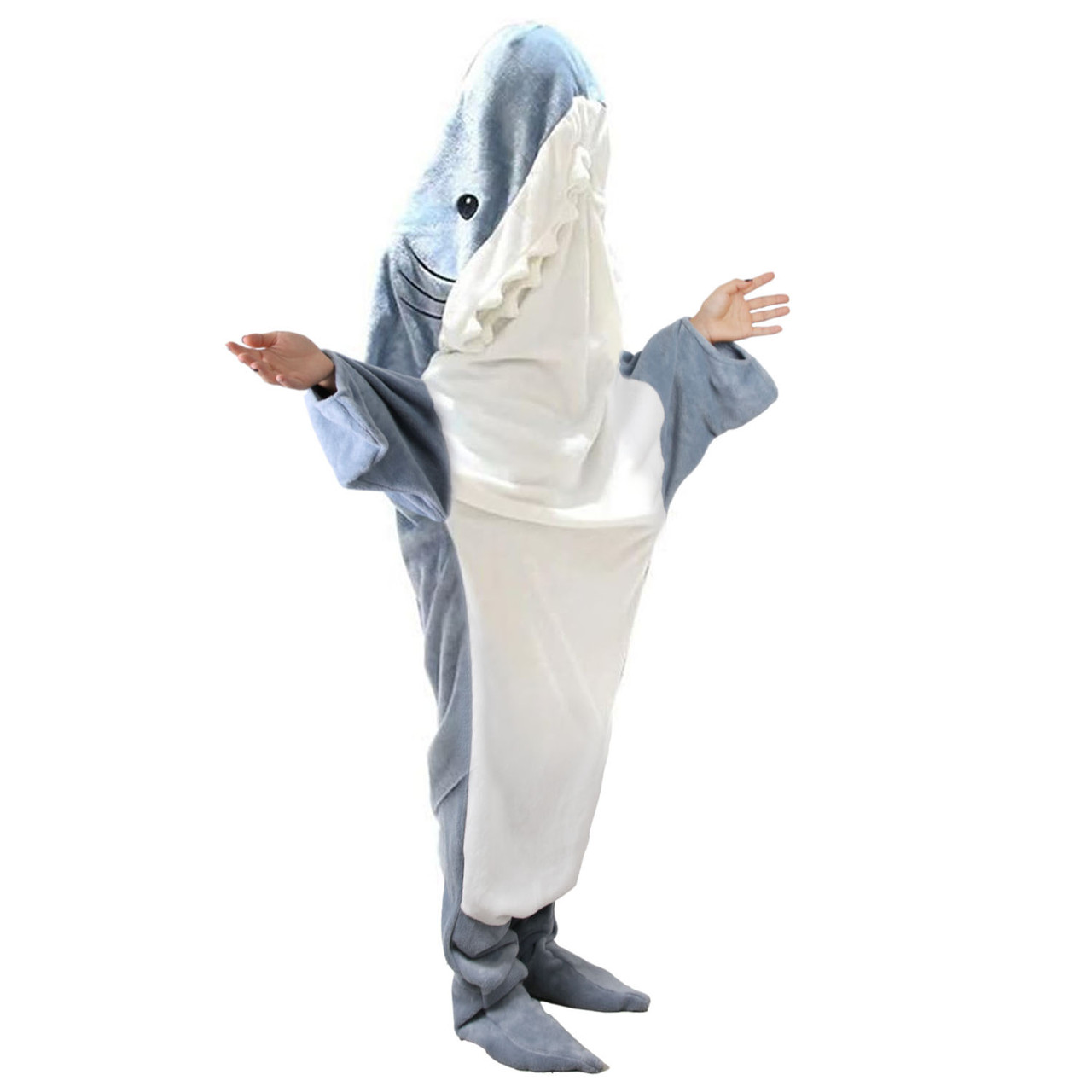 Kids' Shark Wearable Hooded Blanket by NewHome™ product image
