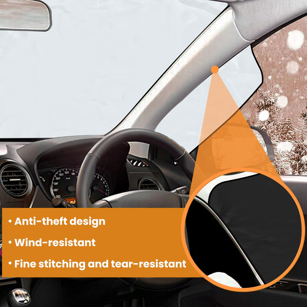 iMounTEK® Magnetic Car Windshield Covers product image