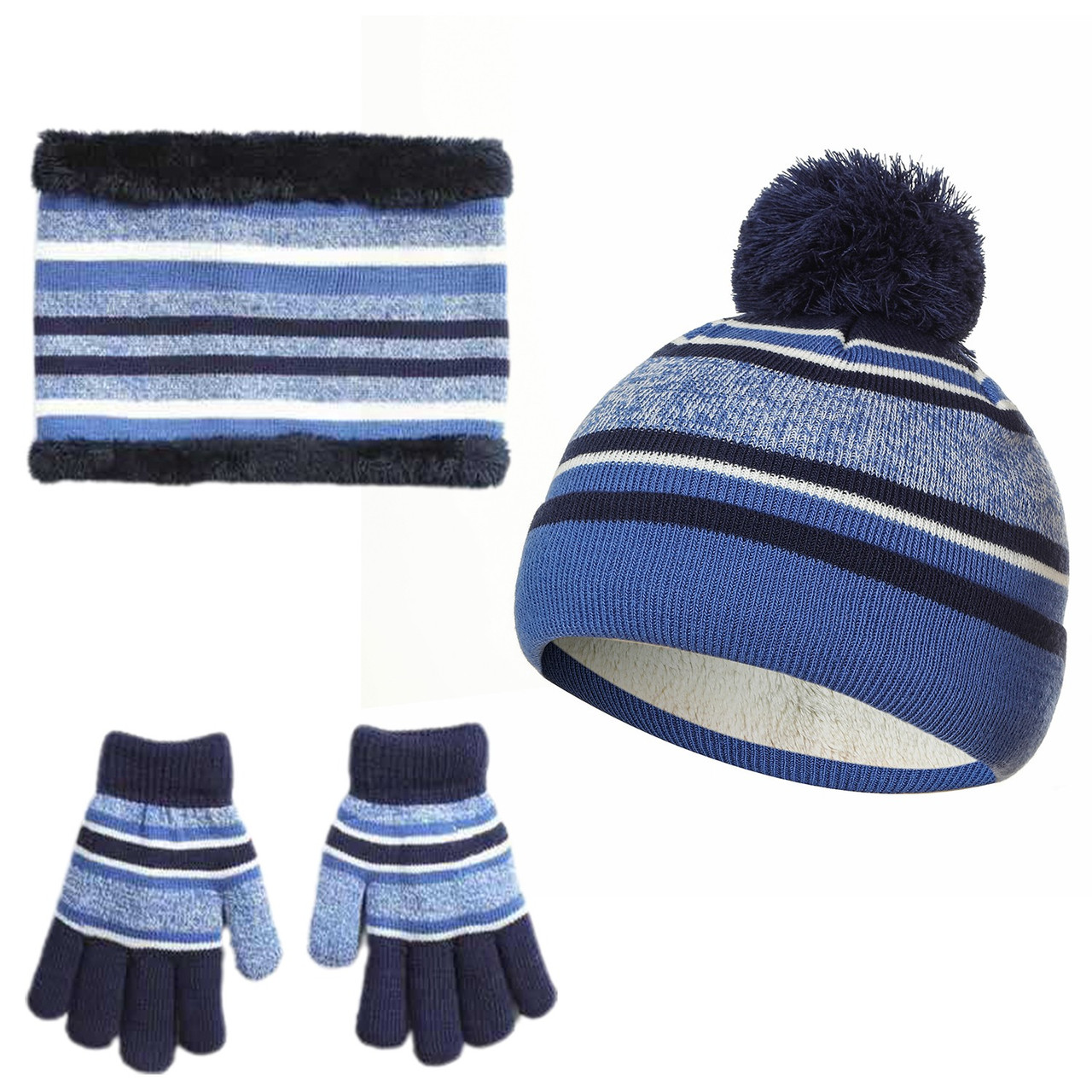 N'Polar™ Kids' Knitted Hat, Scarf, and Gloves product image