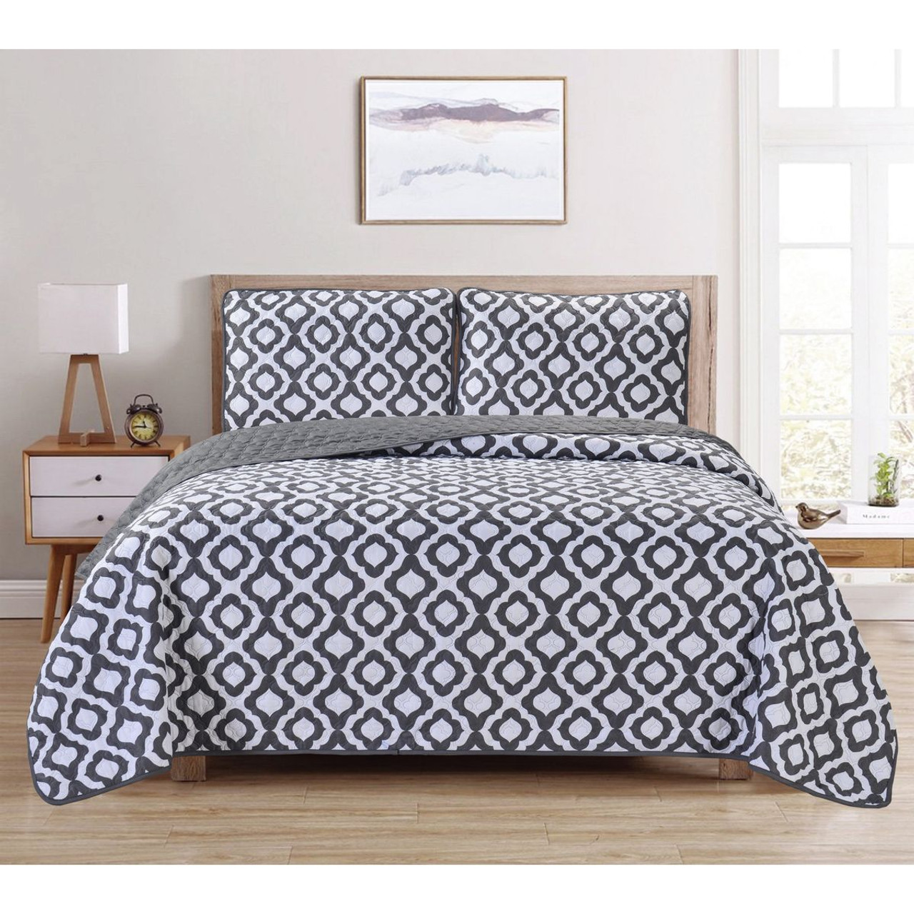 Dan River Reversible Printed Quilt Set (3-Piece) product image