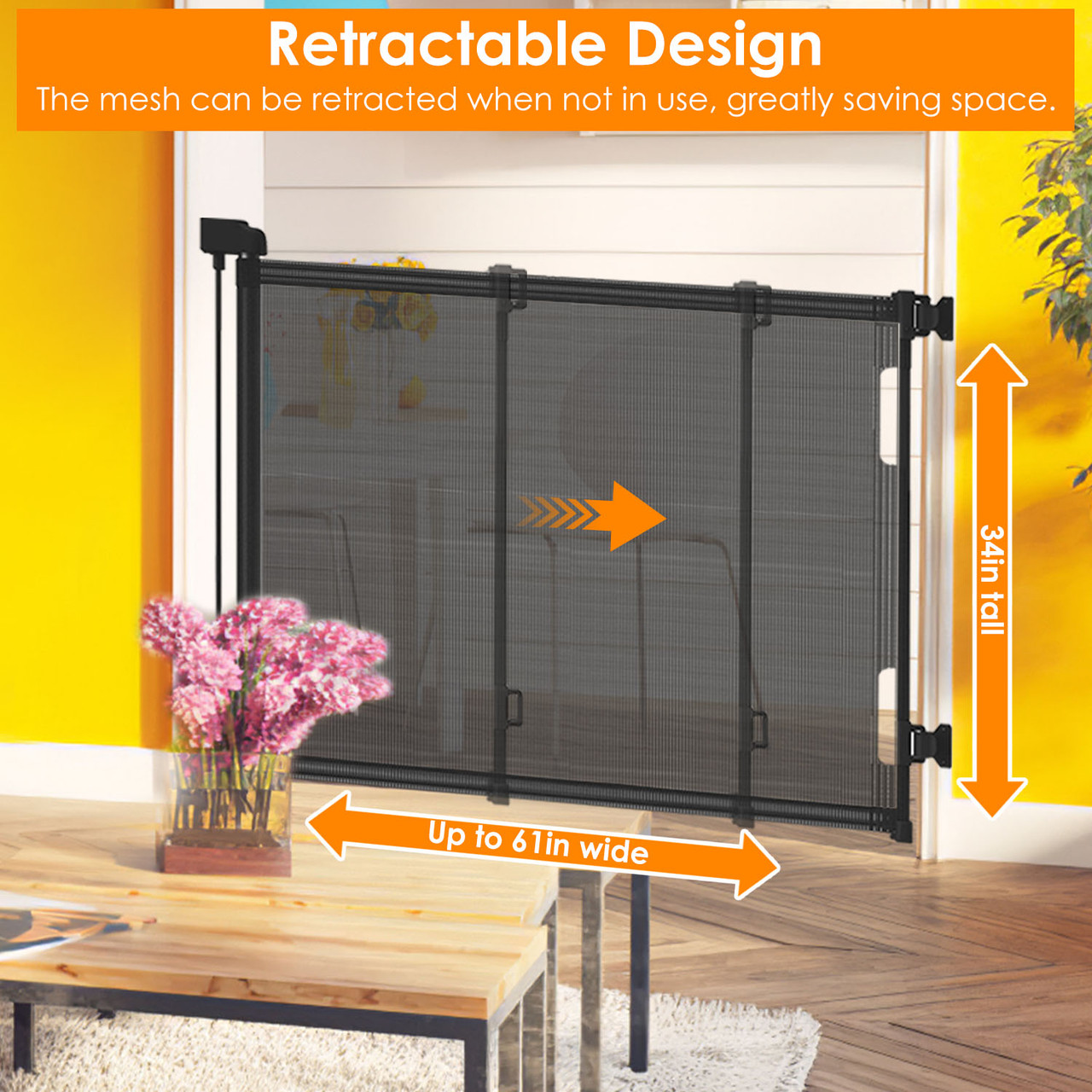 iMounTEK® Retractable Baby Gate product image