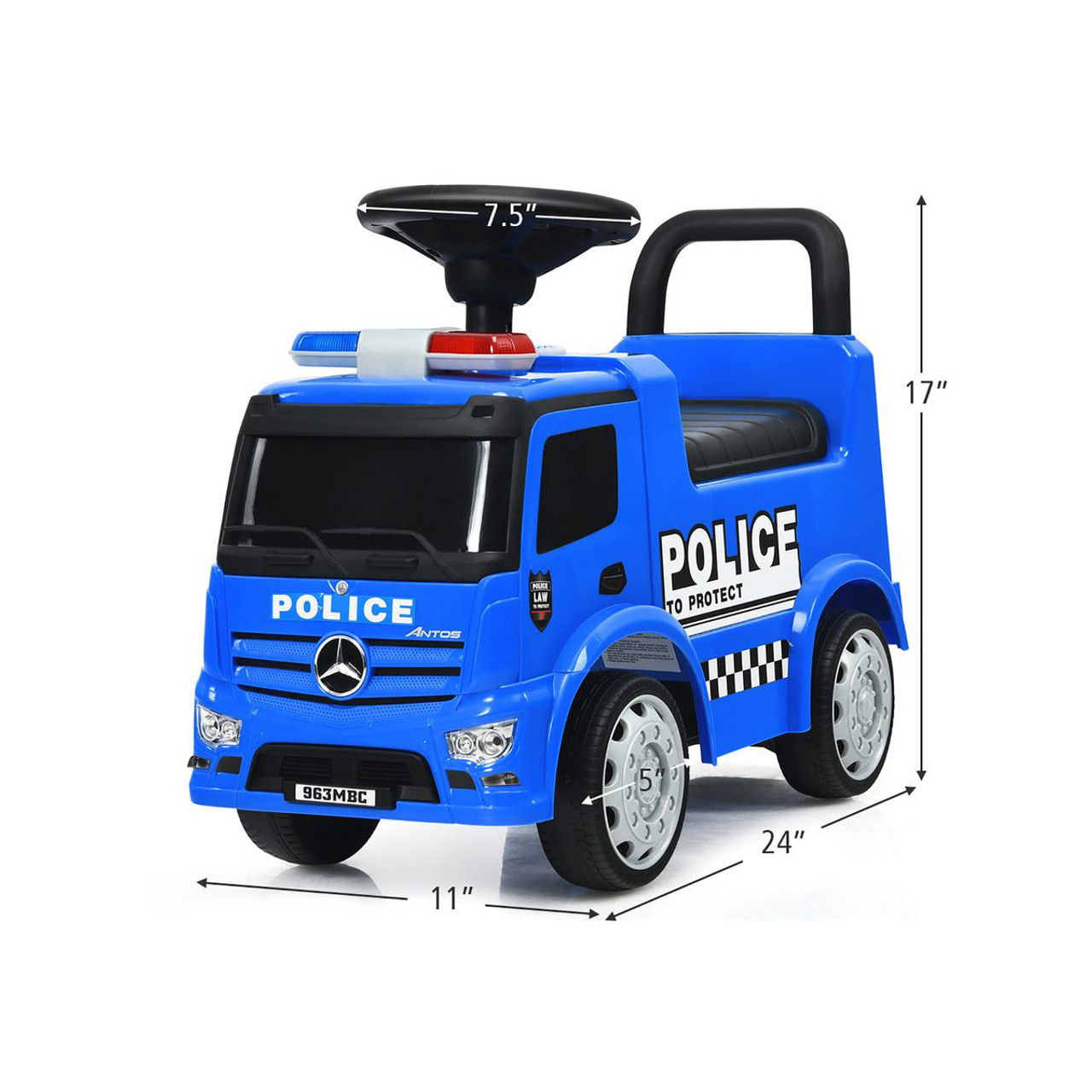 Kids' Ride-On Push Police Car  product image