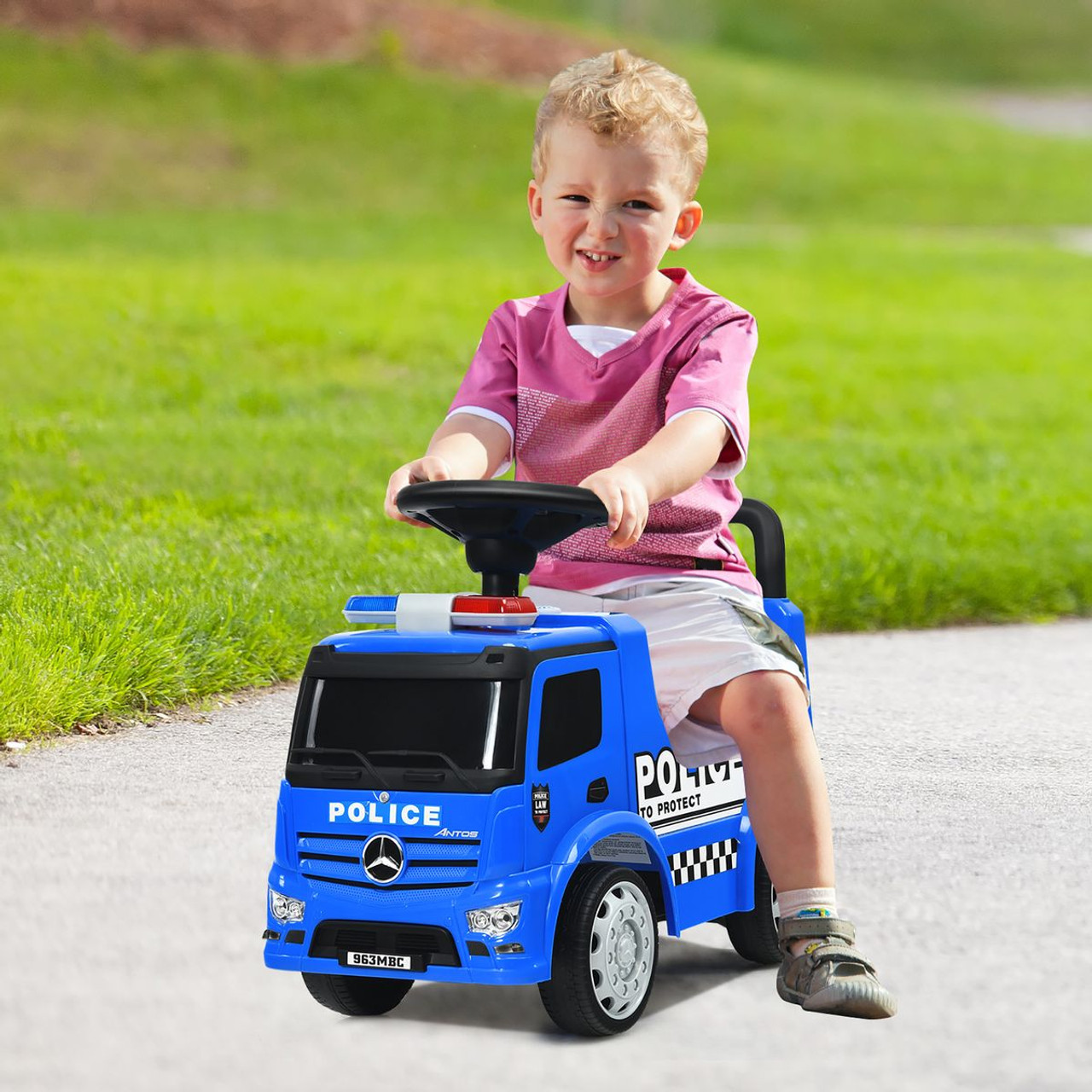 Kids' Ride-On Push Police Car  product image