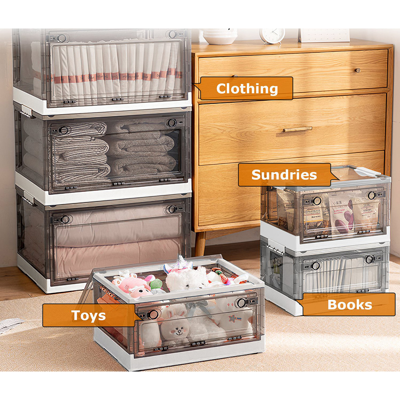 NewHome™ Foldable Storage Bins (2-Pack) product image