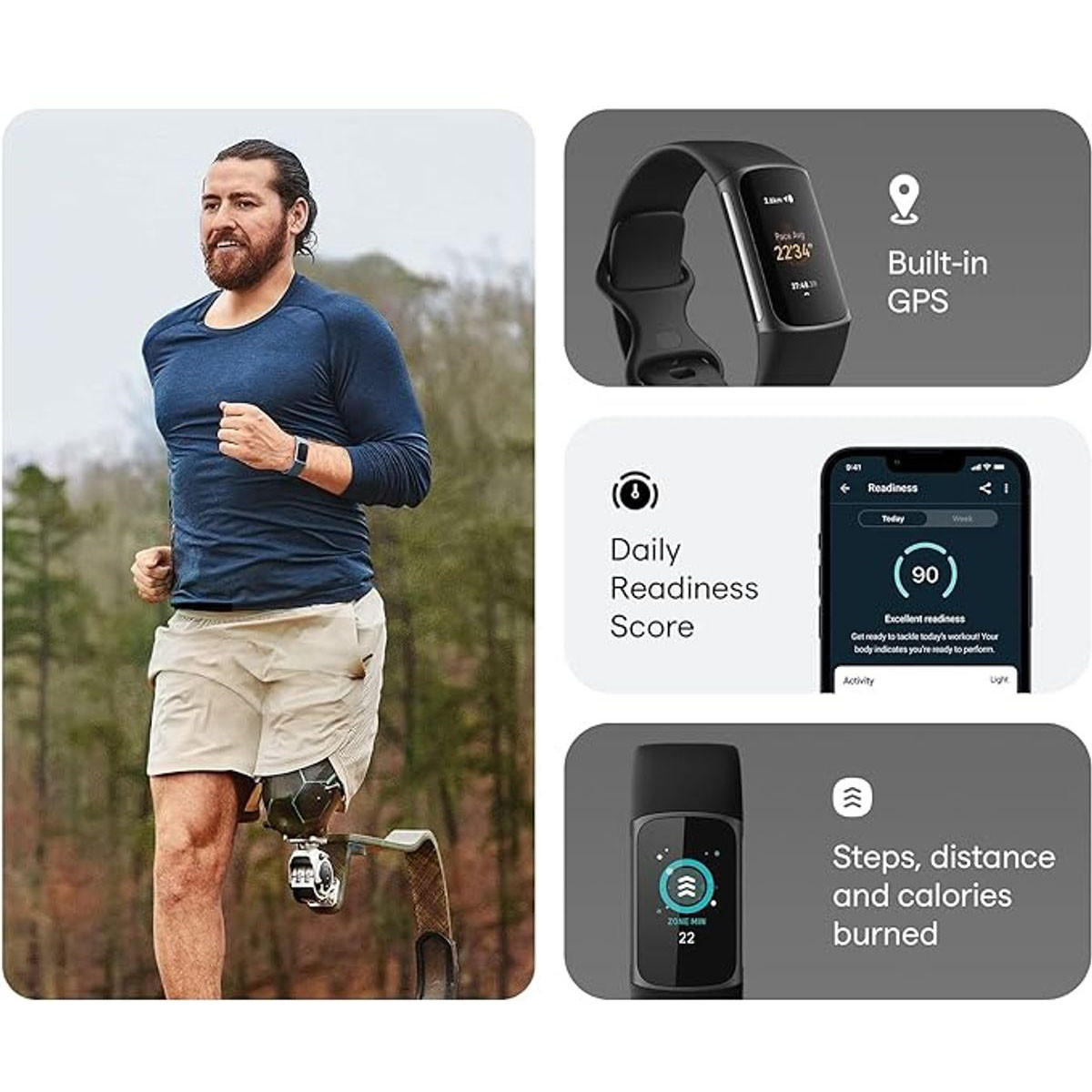 Fitbit® Charge 5 Fitness Tracker product image