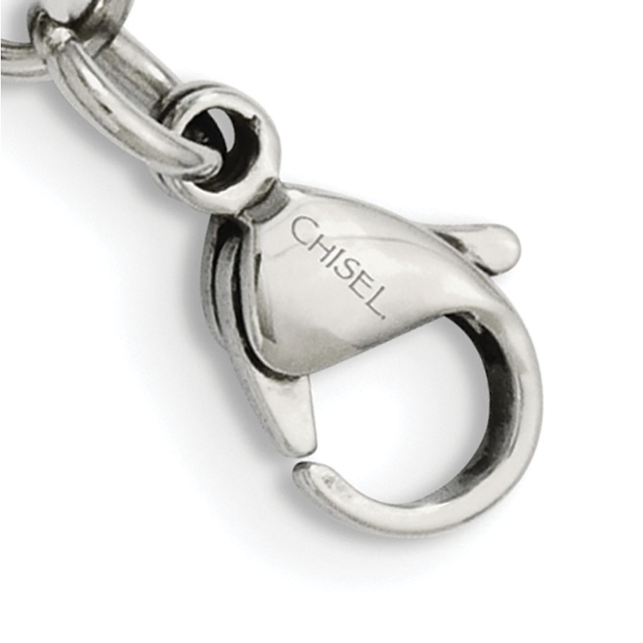 Polished Stainless Steel Skulls Bracelet  product image