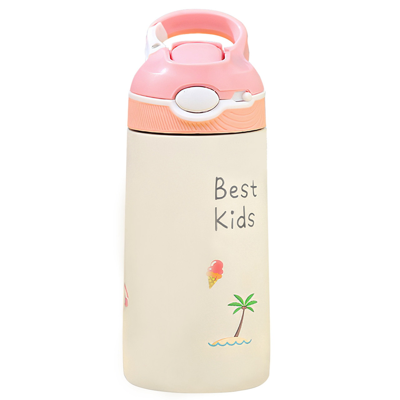 iMounTEK® Kids' Insulated Stainless Steel Water Bottle with Straw Lid product image