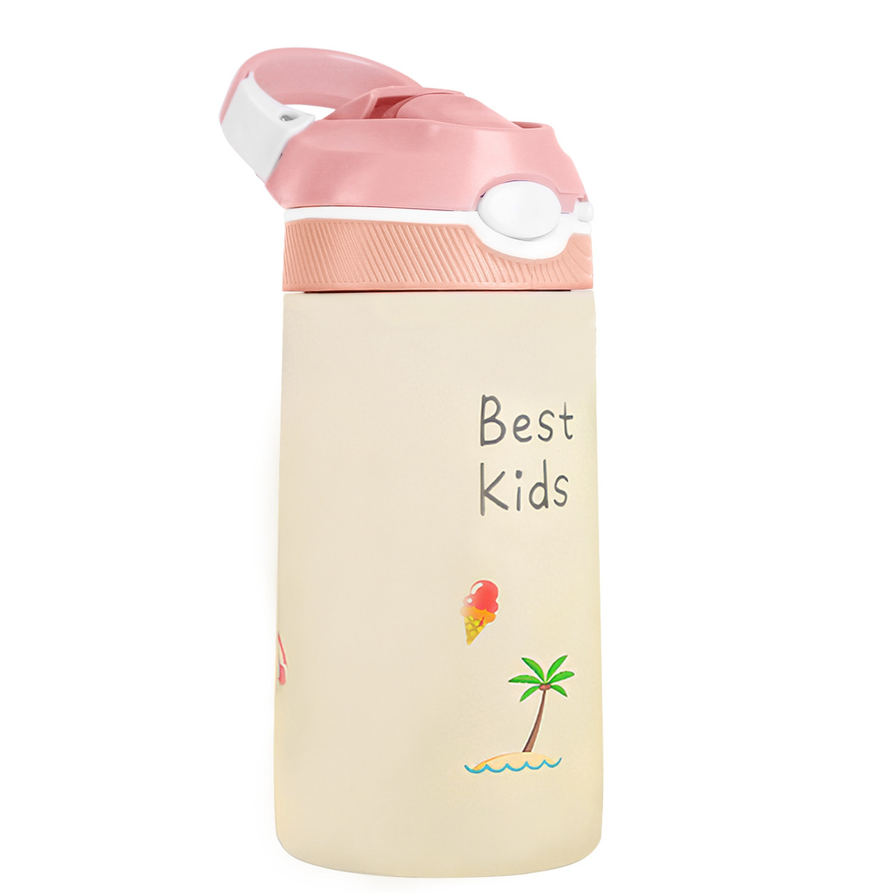 iMounTEK® Kids' Insulated Stainless Steel Water Bottle with Straw Lid product image