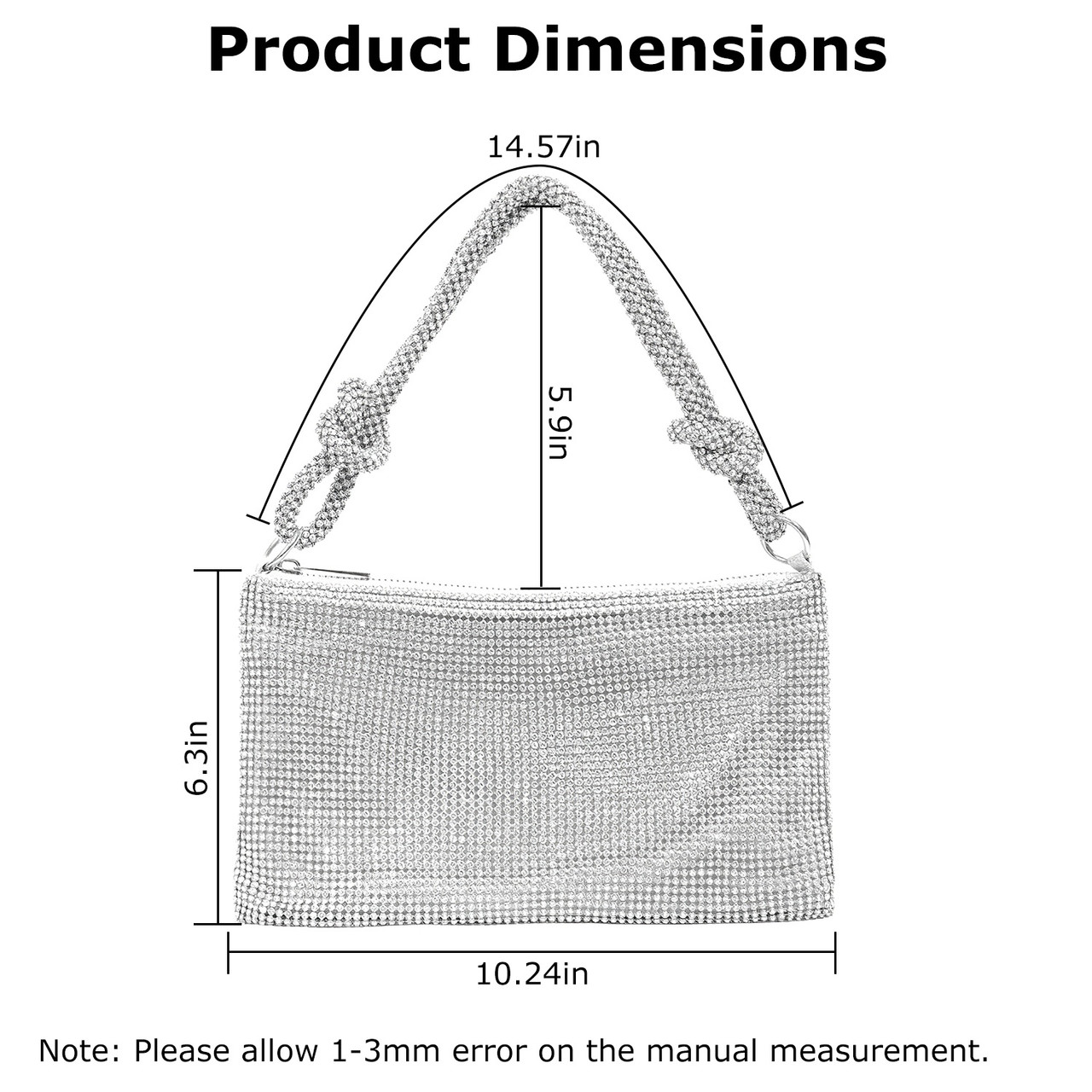Laromni™ Rhinestone Clutch Handbag product image