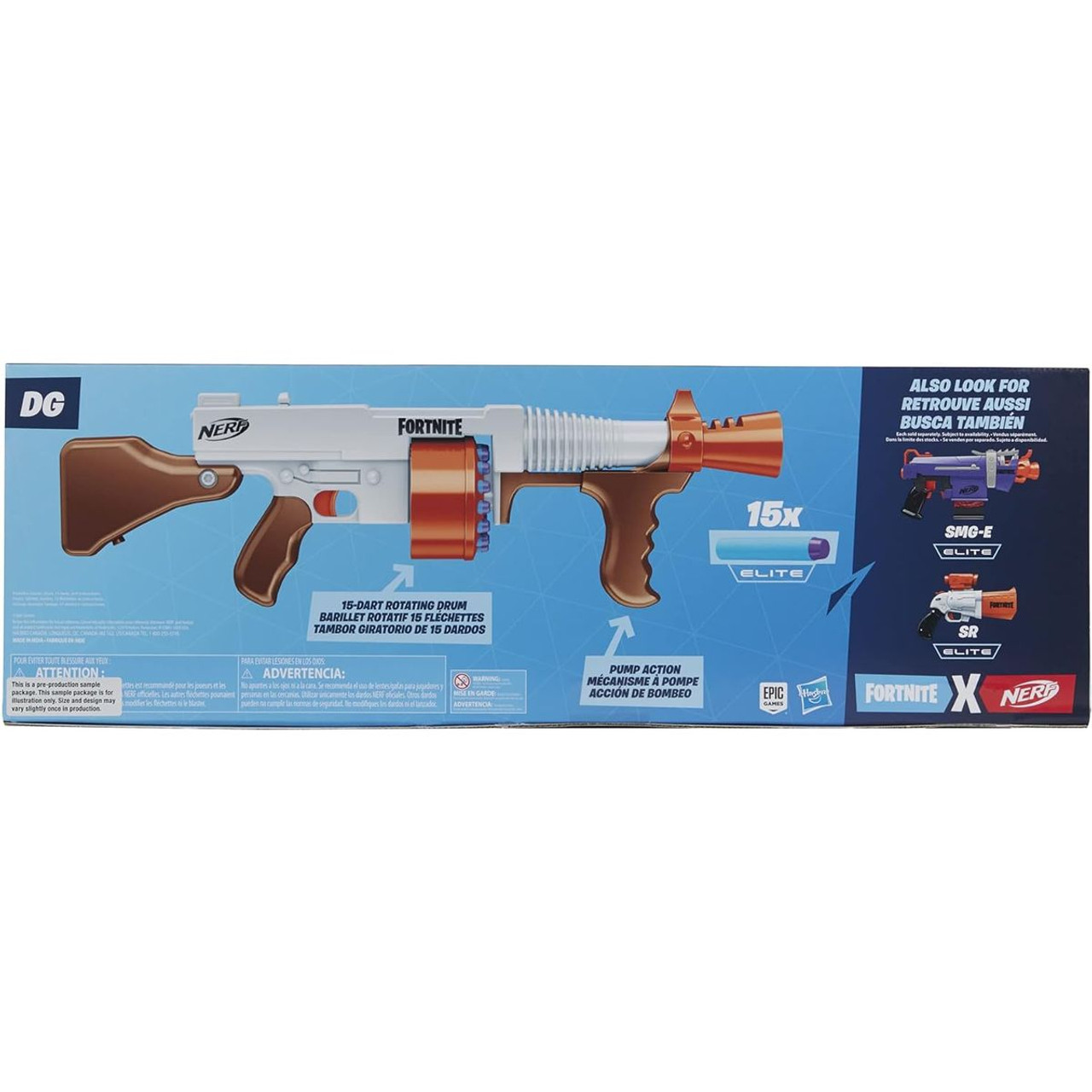 Nerf® Fortnite DG Dart Blaster with Foam Darts product image