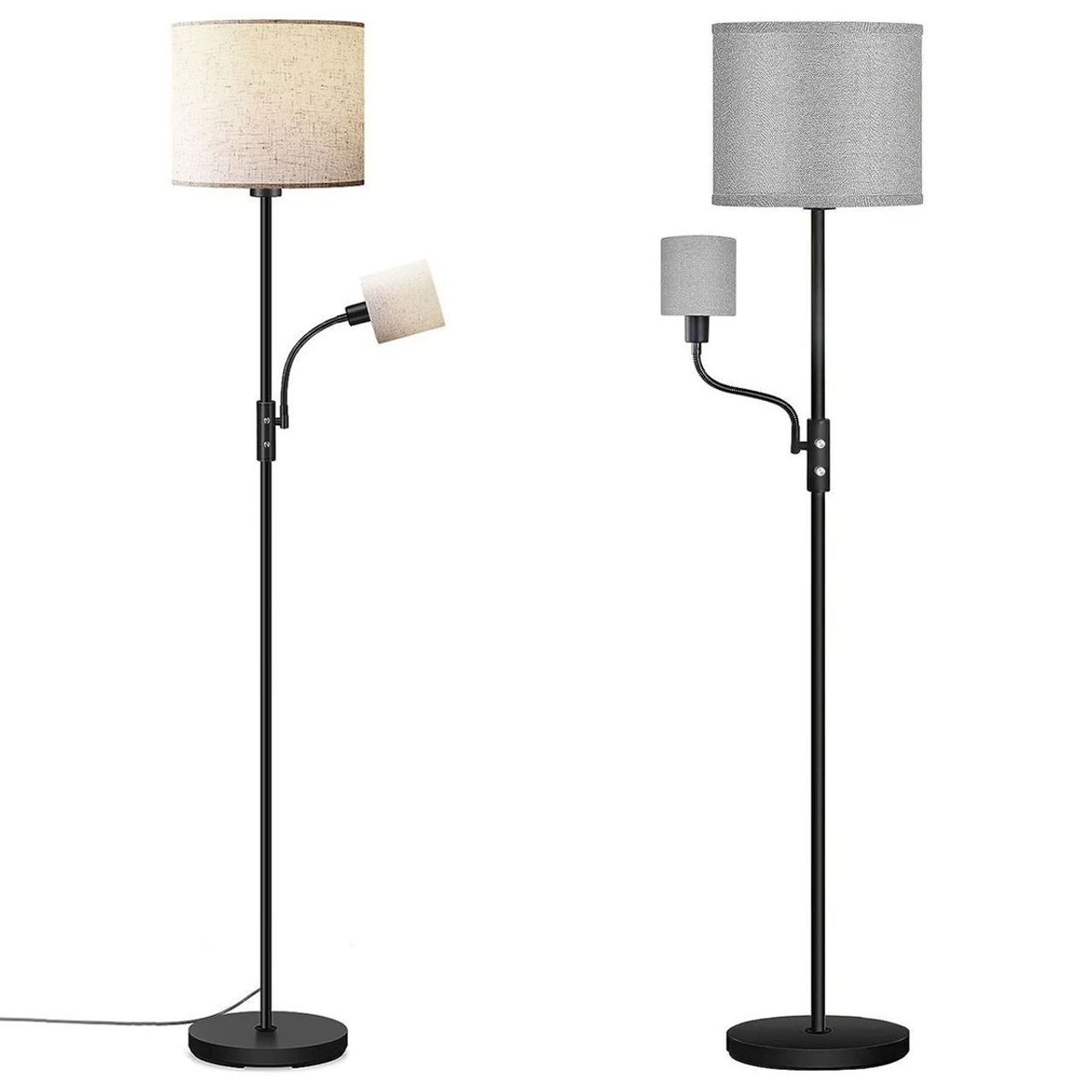 iMounTEK® Modern 2-LED Floor Lamp with Shade product image