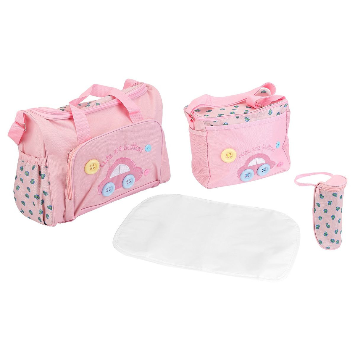 BabyLuv™ 4-Piece Baby Nappy Bag Set product image