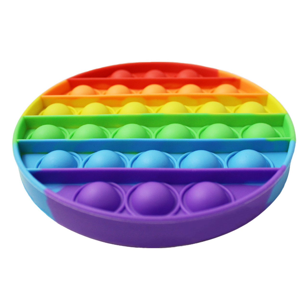 Anti-Stress Rainbow Bubble Pop-It Fidget Toy (1- to 5-Pack) product image