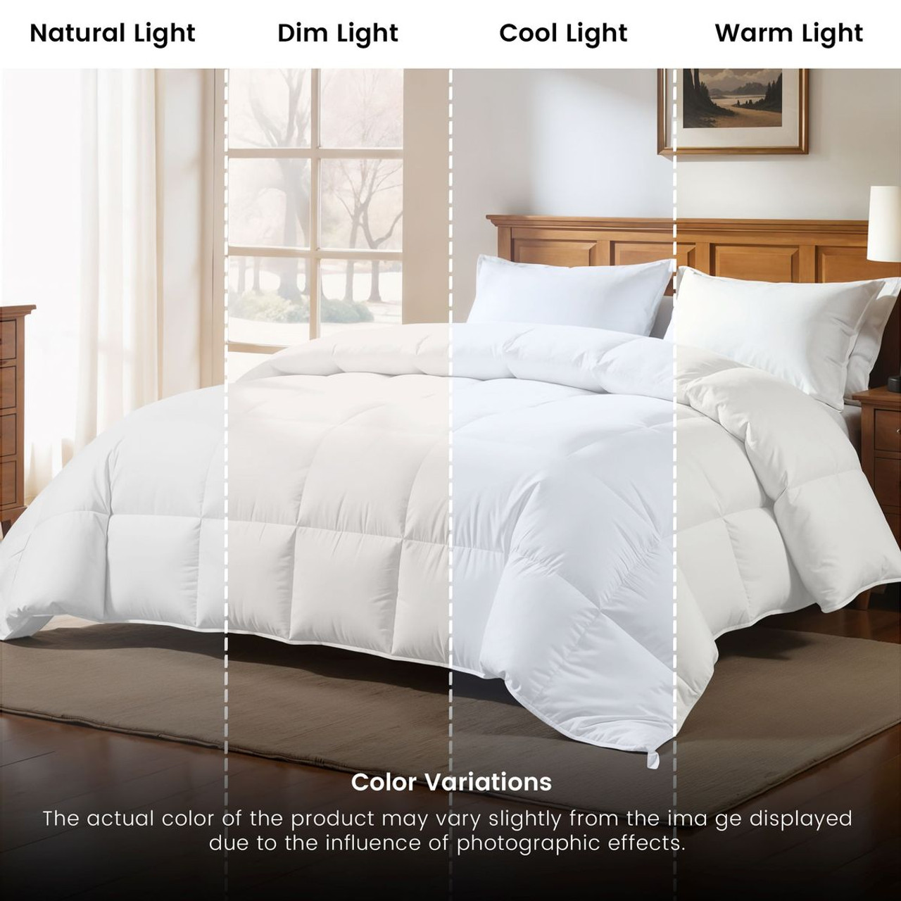 Hypoallergenic Luxury Goose Down-Alternative Comforter product image