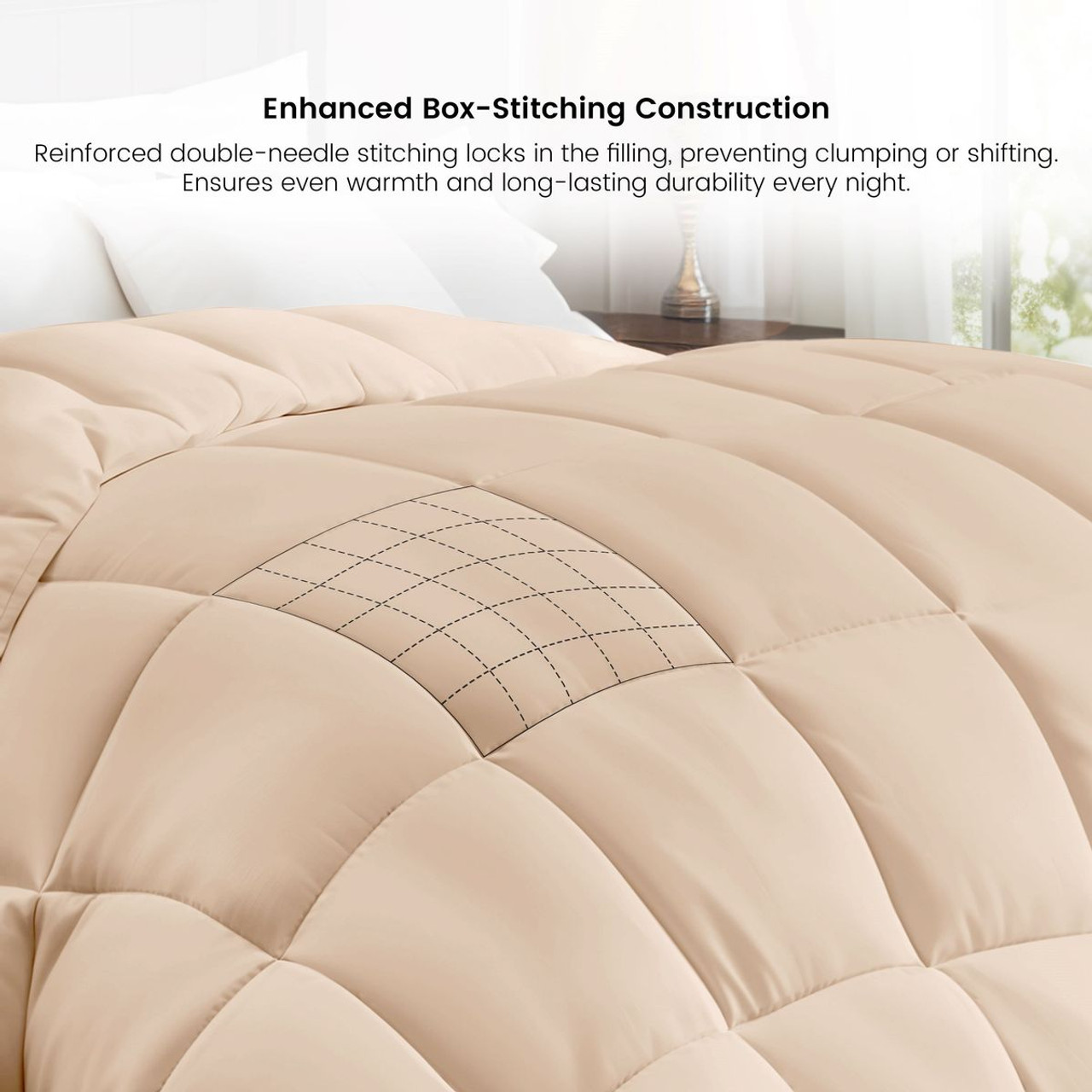 Hypoallergenic Luxury Goose Down-Alternative Comforter product image