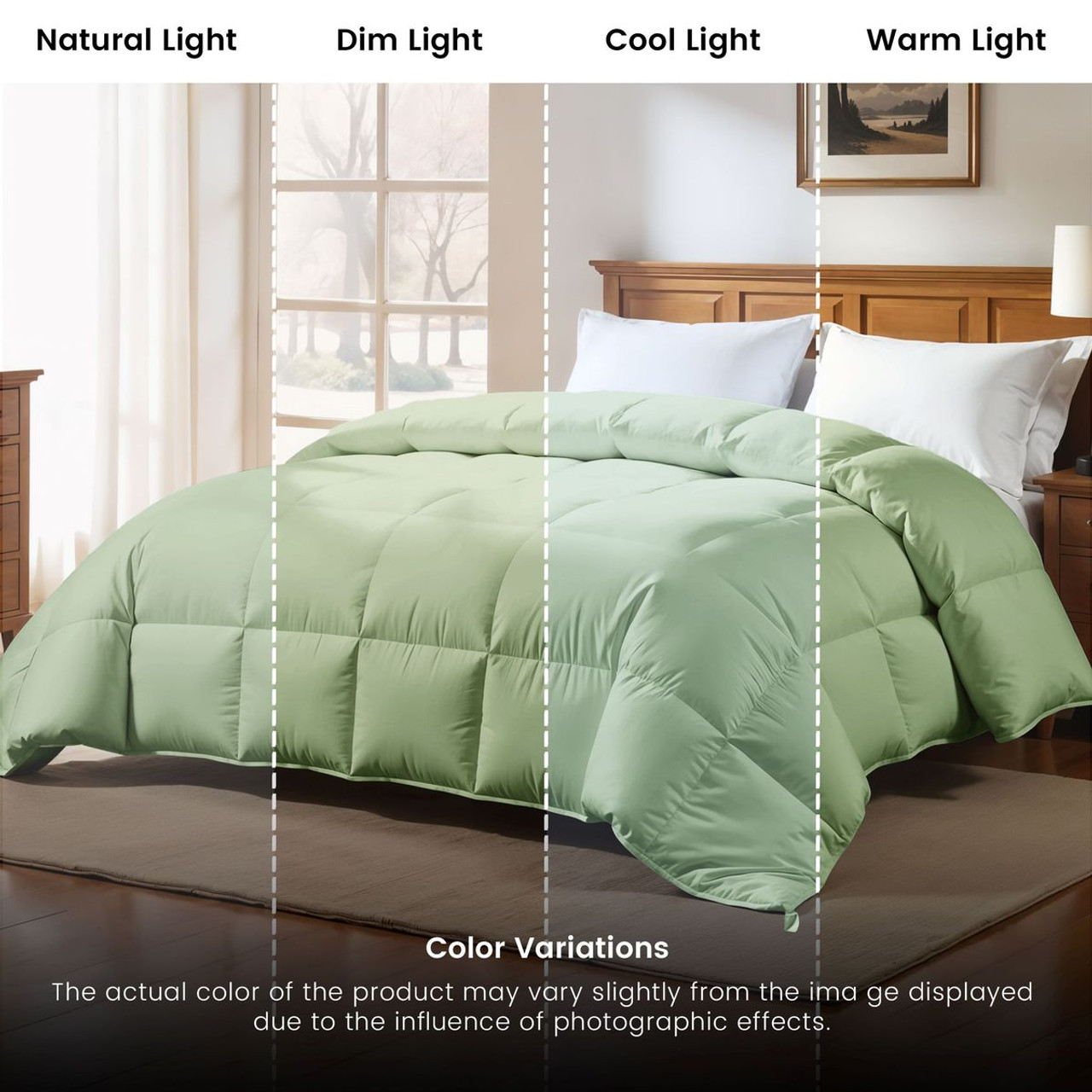 Hypoallergenic Luxury Goose Down-Alternative Comforter product image