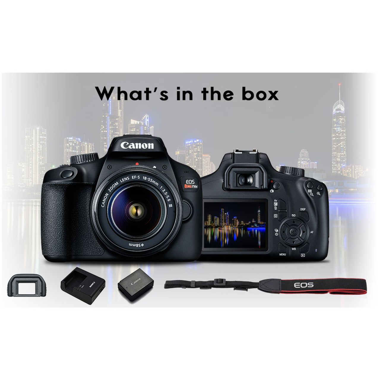 Canon EOS Rebel 4000D DSLR Camera with 18-55mm Lens Kit (Pro Bundle) product image