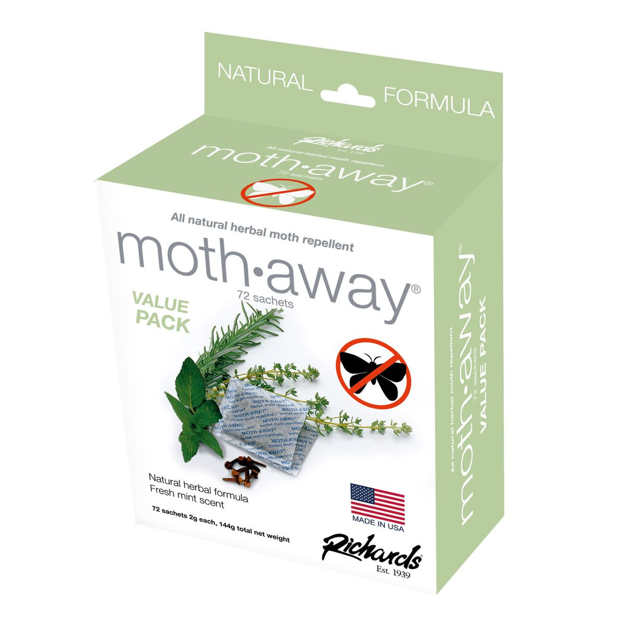 Richards® Moth-Away® Natural Herbal Repellent Sachets (1- or 3-Pack) product image